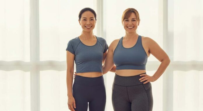 Hip Circumference and Mortality Risk, BeSund, BeIcon, BeIndividual, BeHealthy, BeWholesome, Active, Diverse, Community, Positivity, Wellness, Fitness, Motivation, Personal Growth, Nutrition, Strength, Endurance, Balance, Energy, Resilience, Mindfulness, Sustainability, Progress, Well-being, Exercise, Adaptability, Commitment, Lifestyle, Rejuvenation, Unity, Hip, Circumference, Mortality, Risk, Cardiovascular, Diabetes, Weight, Medical Conditions, Friendship, Confidence, Empowerment, Body Diversity, Health Awareness, Acceptance, Natural Light, Sportswear, Connection, Warmth, Authenticity, Inclusion, Strength in Diversity, Ethnicity, Visual Contrast, Female Fitness, Health Representation.